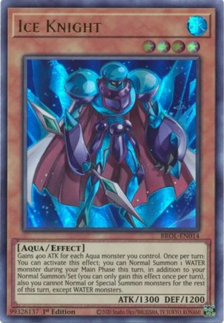 Yugioh! Ice Knight - BROL-EN014 - Ultra Rare - 1st Edition Near Mint, English