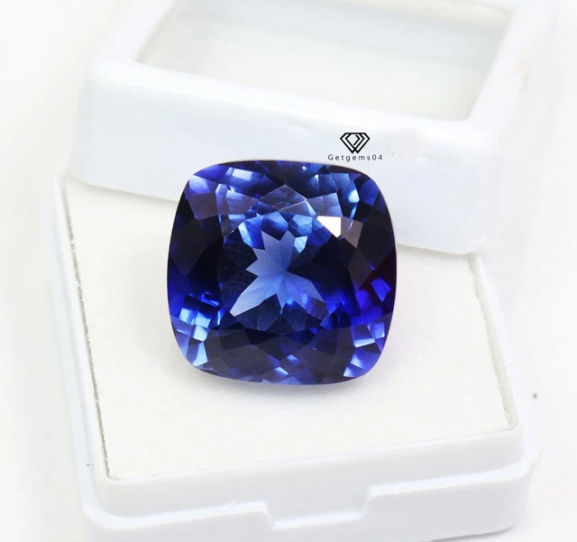 Sans Défaut 14.20 CT Naturel Kashmiri Saphir Bleu Coussin Superbe Desseré Gemme