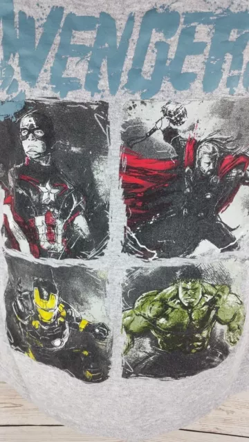 Marvel Avengers Age Of Ultron Piccolo Disney Camicia Captain America Thor Hulk 3