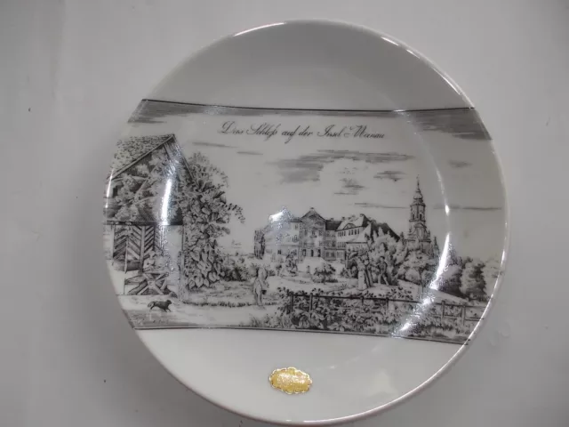 WANDTELLER ZIERTELLER &amp;INSEL Mainau im Bodensee mit Schloss&amp;quot; Bavaria ...