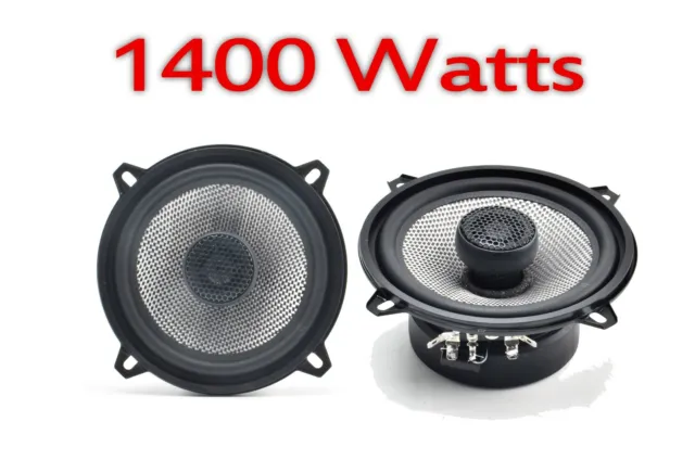 Altavoces para Coche Audio 13.3cm Coaxial 1400W Vatios Poder Alta Calidad Sonido