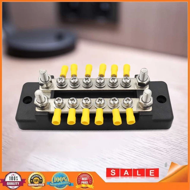 BUSBAR 12-48V COPPER Busbar Fire Prevention Busbar Connection Dustproof ...