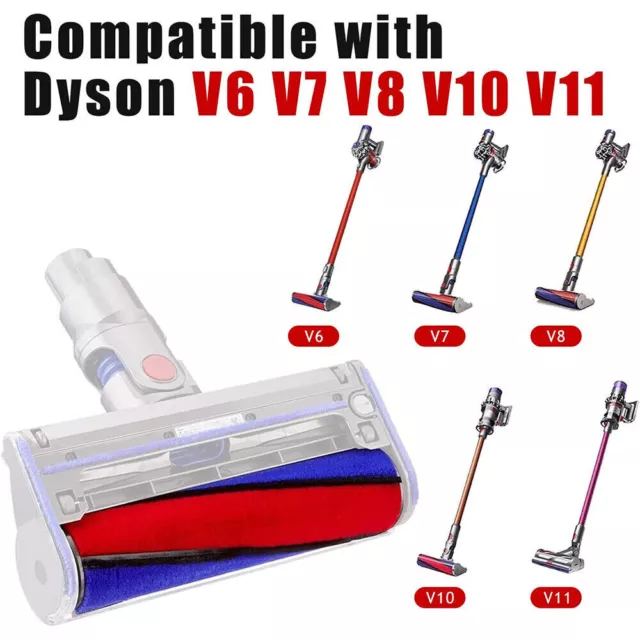 Soft Roller Brushbar for Dyson V6 V7 V8 V10 V11 SV03 Fluffy Head 966488-01 AU 2