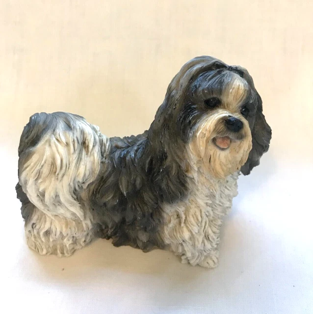 1990 CASTAGNA SHIH-TZU DOG FIGURINE w LABEL