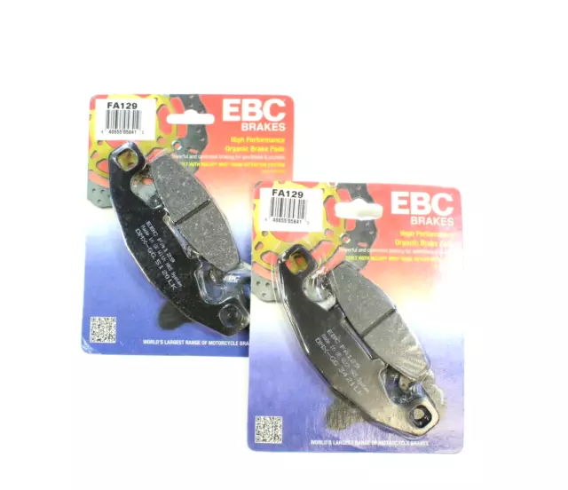 EBC Organic Disc Brake Pads Set for 1990-1993 Kawasaki ZR 550 ZEPHYR Front 2 Pr