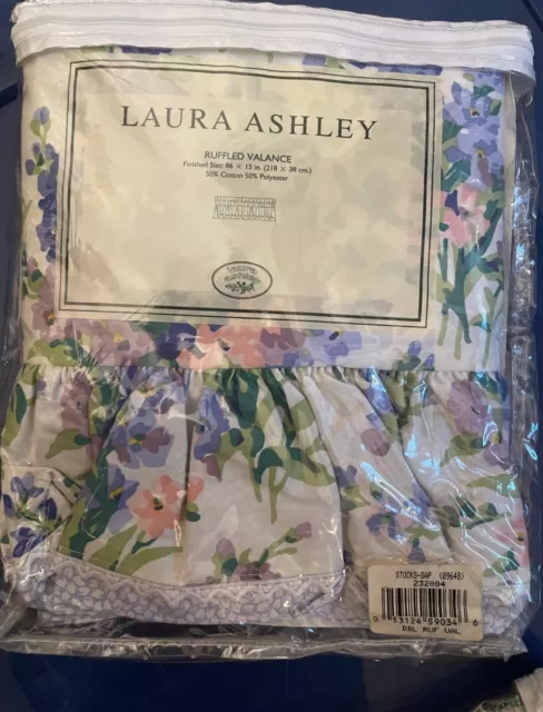 Laura Ashley "Stocks" Blouson Window Valance.