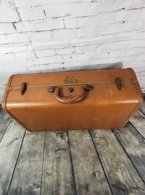 Vintage Shwayder Bros Samsonite Luggage 15x13.5x8" Train Case Suitcase - No Key 2