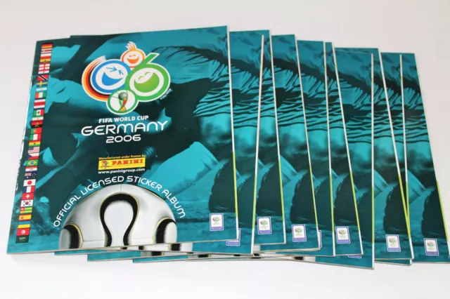 Panini WC WM Allemagne 2006 – Latin Ed 10 X Album Vide Album Not Mint 2. Choix