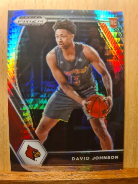 David Johnson #38 2021 Prizm Draft Picks HYPER PRIZM Rookie PUR11A