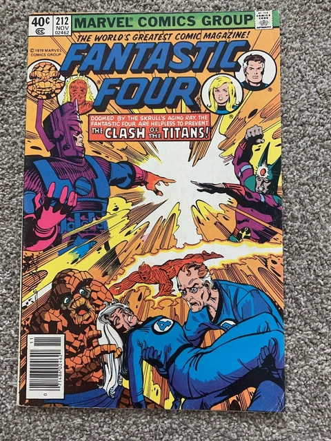 Fantastic Four Marvel Comics Group #212 VF
