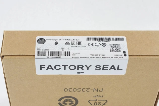 1756-EN3TR /B EtherNet/IP Module New Surplus SEALED 1756-EN3TR Fast Ship 1pcs