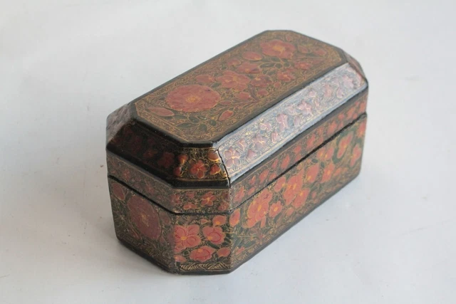 Boîte Ancienne En Papier Bouilli - Vintage, Fabrication Française, Occasion Avec Charme
