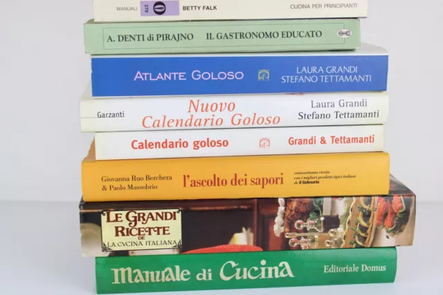 Lotto 23 Libri di cucina LE GRANDI RICETTE MANUALE Piatti Unici Il gastronomo ed 2