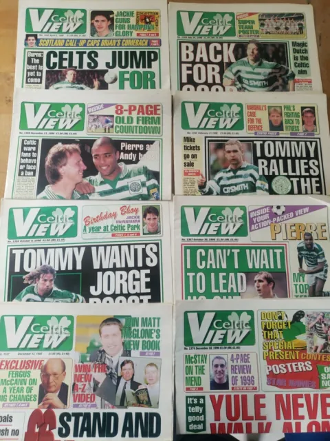 Celtic View Magazine - 7 From 1996 And 1 From 1995