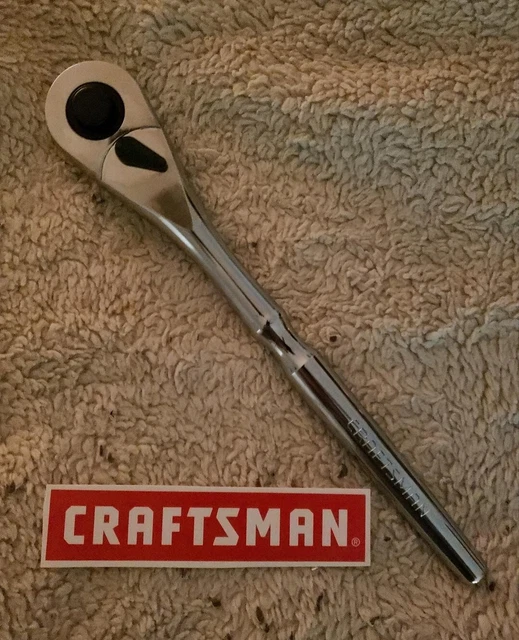 New-Craftsman Ratchet/ Polished Chrome 1/2 " Drive  Quick Release #99962
