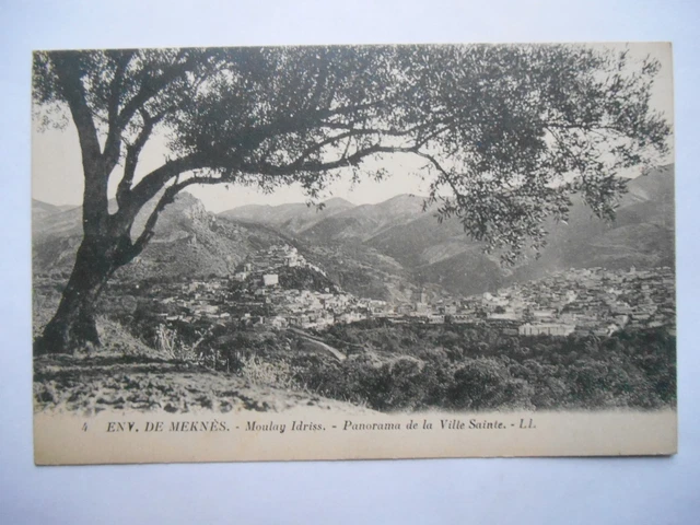 CPA "Environs de Meknès - Moulay Idriss - Panorama de la ville sainte"