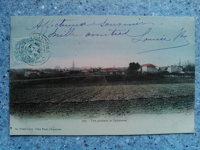 Cpa Carpentras Vue Generale