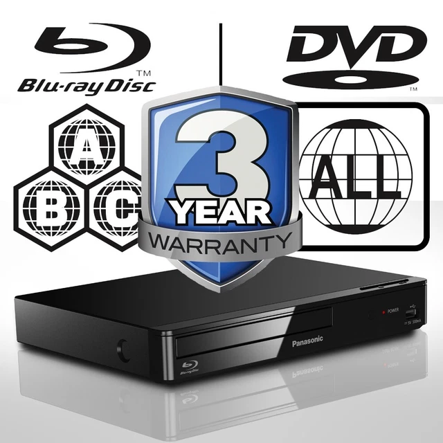 PANASONIC BLURAY PLAYER DMPBD83 All Zone Code Free MultiRegion DMP