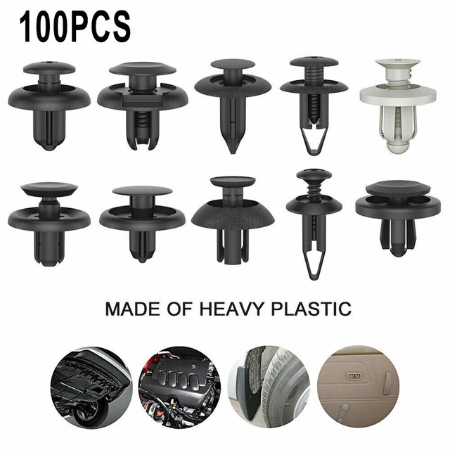 Car Fastener Clip Mud Flaps Push Set Plastic 120 Grams Door Panel Retainer