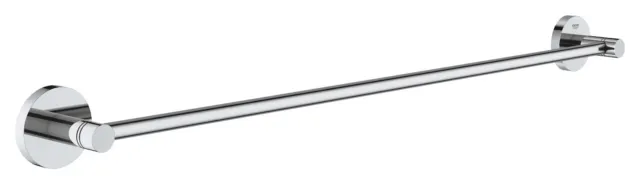 GROHE Essentials 40366 001 Chrome Towel Rail Holder 600mm