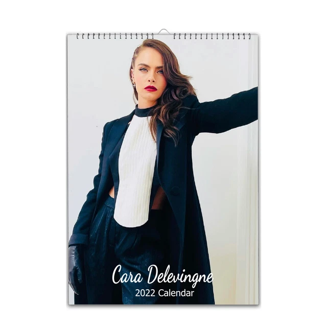 SEXY CARA DELEVINGNE Deluxe Full Photo 2023/24 personalised Calendar £