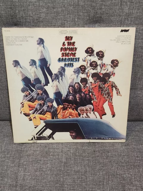 Sly and the Family Stone Greatest Hits LP Vinyl Record Epic Records PE30325