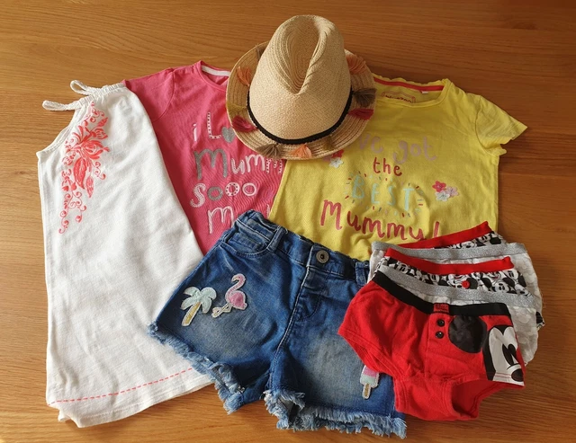 Girls Summer Clothing Bundle Age 3-4 M&S/River Island Mini/Debenhams Bluezoo