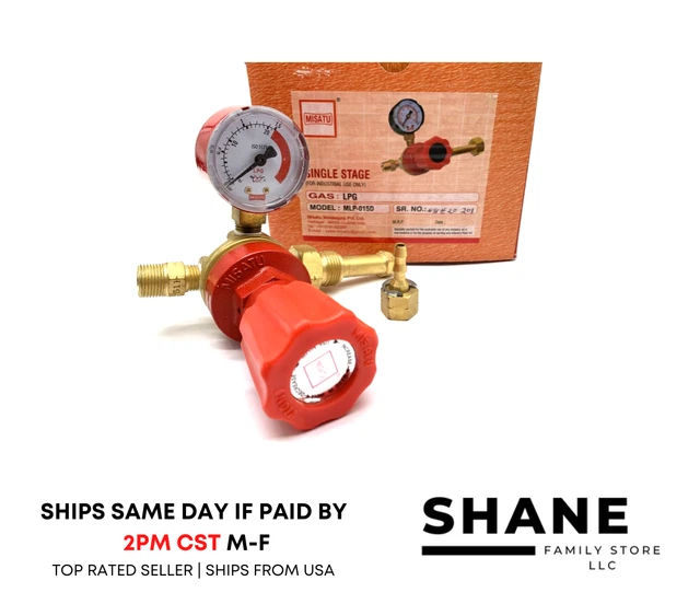MISATU MLP-015D Single Stage Compressed Gas Pressure Regulator Gas LPG