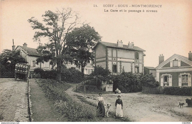 95 - SOISY SOUS MONTMORENCY - S14997 - La Gare et le Passage � Niveau- L1