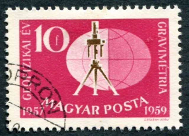 HUNGARY 1959 10fi SG1552 NG International Geophysical Year Achievements ##W31