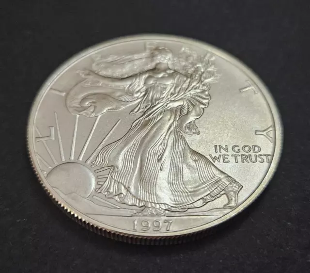 1997 American Silver Eagle 1oz Pure .999 Silver Uncirculated