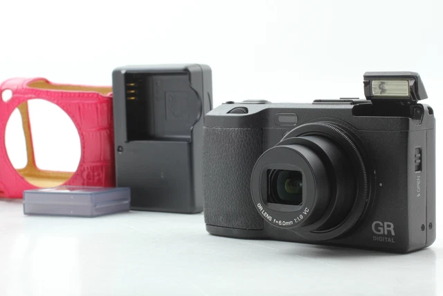 [Exc+5] RICOH GR DIGITAL IV 4 10.4 MP DIGITAL Camera Black From JAPAN