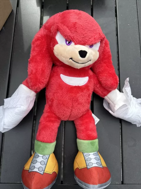 Build a Bear Online Exclusive - Knuckles Sonic The Hedgehog 2 In Hand  Unstuffed