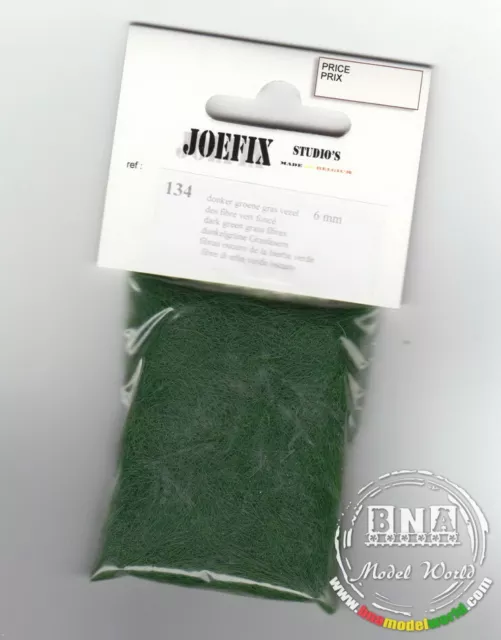 Joefix Studio's Dark Green Grass Fibers (4.5mm - 6mm) for 1/35, 1/48, 1/72, 1/87