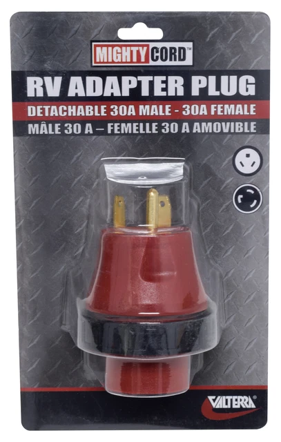 Mighty Cord Valterra A10 3030Davp Detachable Adapter    30Am To 30Af, Red