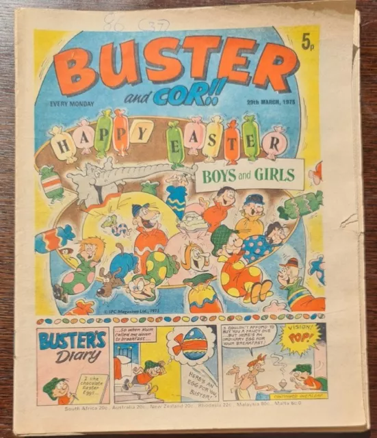 Buster and Cor!! Comic (1975) March 29th, Fair - Easter Special