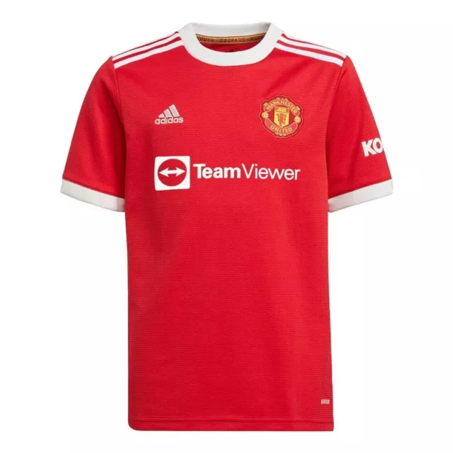 Manchester United Football Shirt Kids Adidas Home Kit Boys