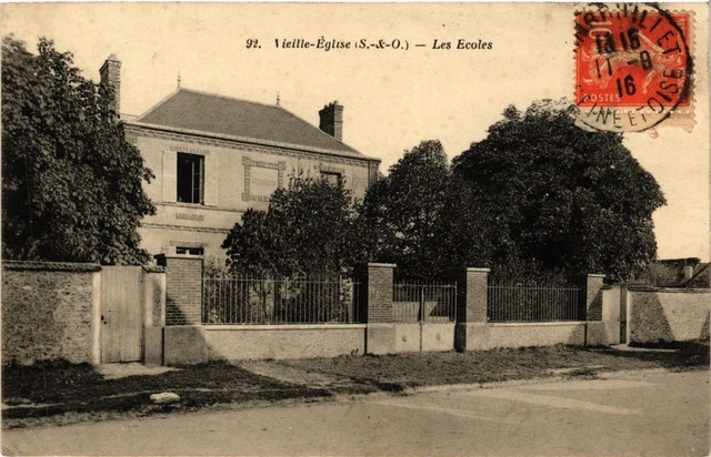 CPA Vieille-Église - Les Écoles (246880)
