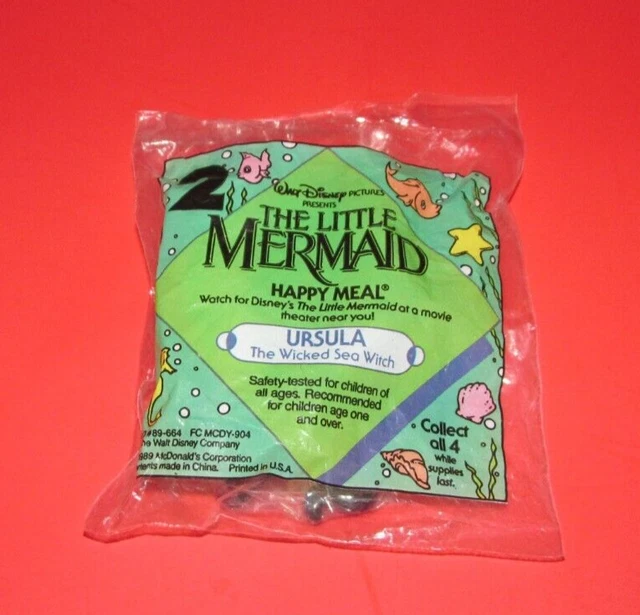 MCDONALD'S 1989 DISNEY'S The Little Mermaid Happy Meal Toy URSULA