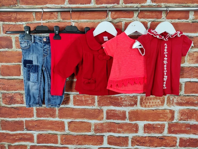 Baby Girls Bundle Age 3-6 Months Next H&M R Island Coat Tee Jeans Leggings 68Cm