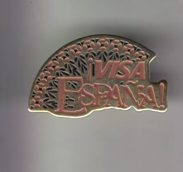 Rare Pins Pin's .. Banque Bank Carte Visa Espagne Espana Seville Sevilla 1992~C2
