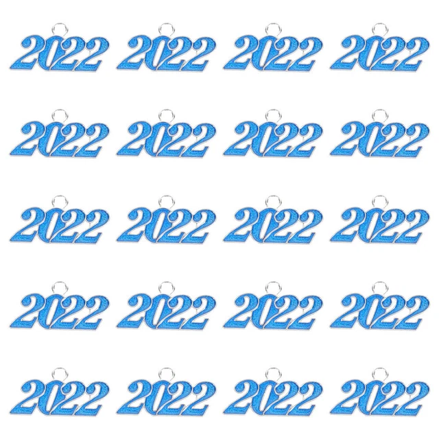 20 stücke Keychain 2022 Anhänger Zierlich DIY Schmuck Anhänger Home Ohrring