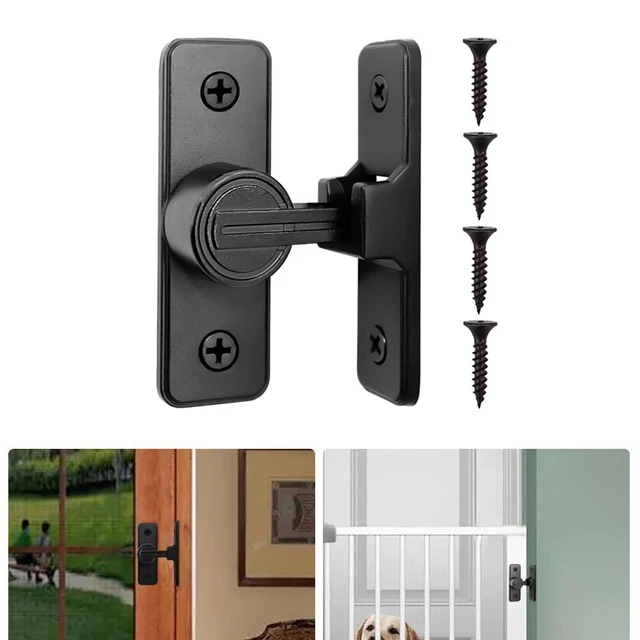 Serrure de porte de grange fiable à 90 degrés construction robuste installatio