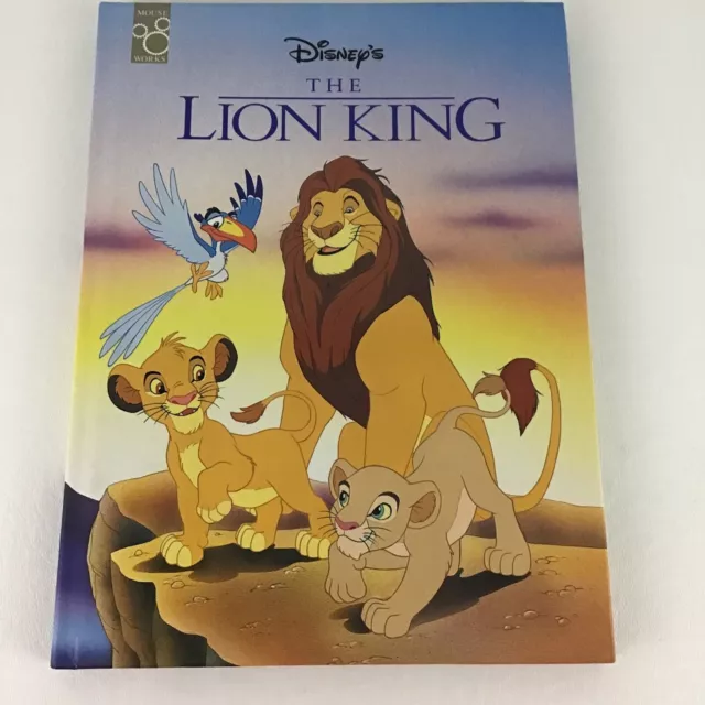 Disney The Lion King “Simba Roars” 5 1/2 x 5 1/2 Hard Cover Squeeze Me  Book