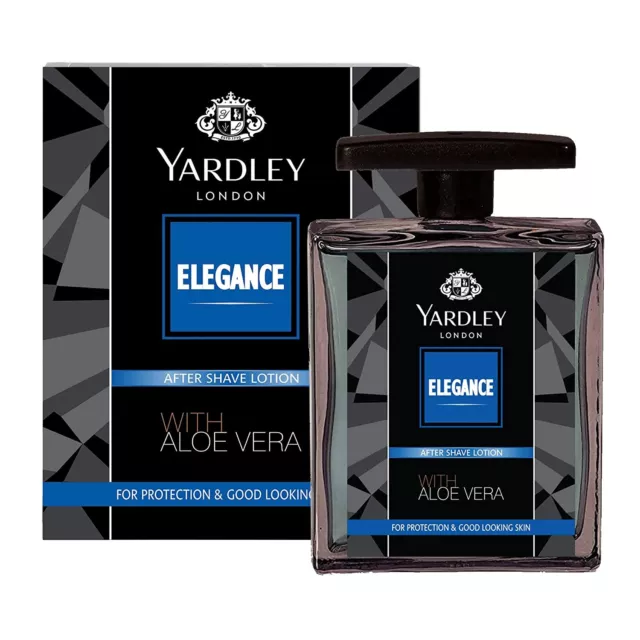 Loción refrescante para después del afeitado Yardley London Elegance con aloe vera, 3 x 100 ml