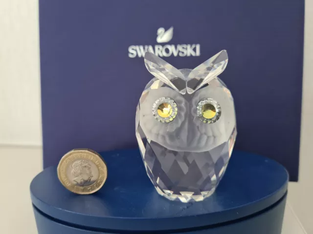 Swarovski Crystal 'Large Owl' Unboxed Free Uk Post Only With Buy It Now