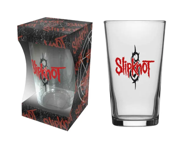 Slipknot 9 Point Star Pint Glass