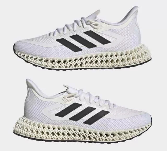 ADIDAS 4DFWD 2 White Black Mens US 10-12 Athletic Running Training Shoes NEW ☑️