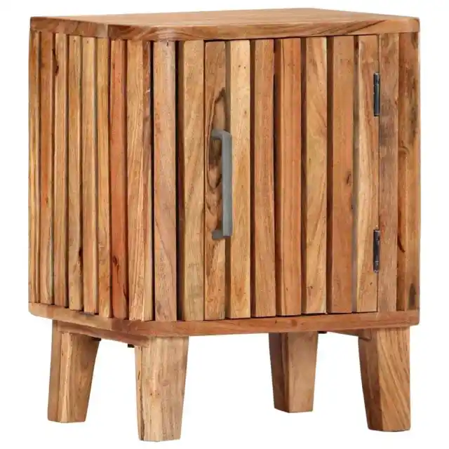 Gabinete de cabecera 40X30X50 cm madera de acacia sólida