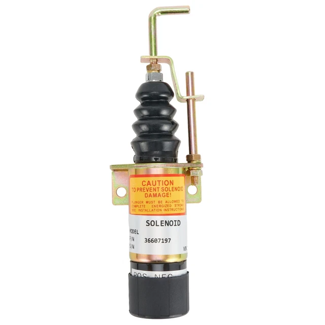 Elettrovalvola Di Spegnimento Carburante 12V DC Per Bobcat S130/S150/S160/S175/S185/S205/S450/S510/S530 E Escavatori E32/E35/E42/E45/E50/E55 – Ricambio OEM 6691498